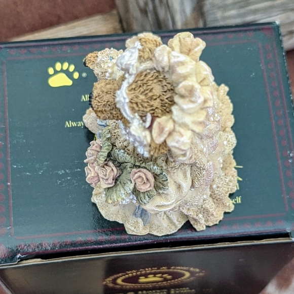 1999 Boyds Bear & Friends "Bailey the Bride" Bear Stone Collection #227712 - Picture 8 of 15